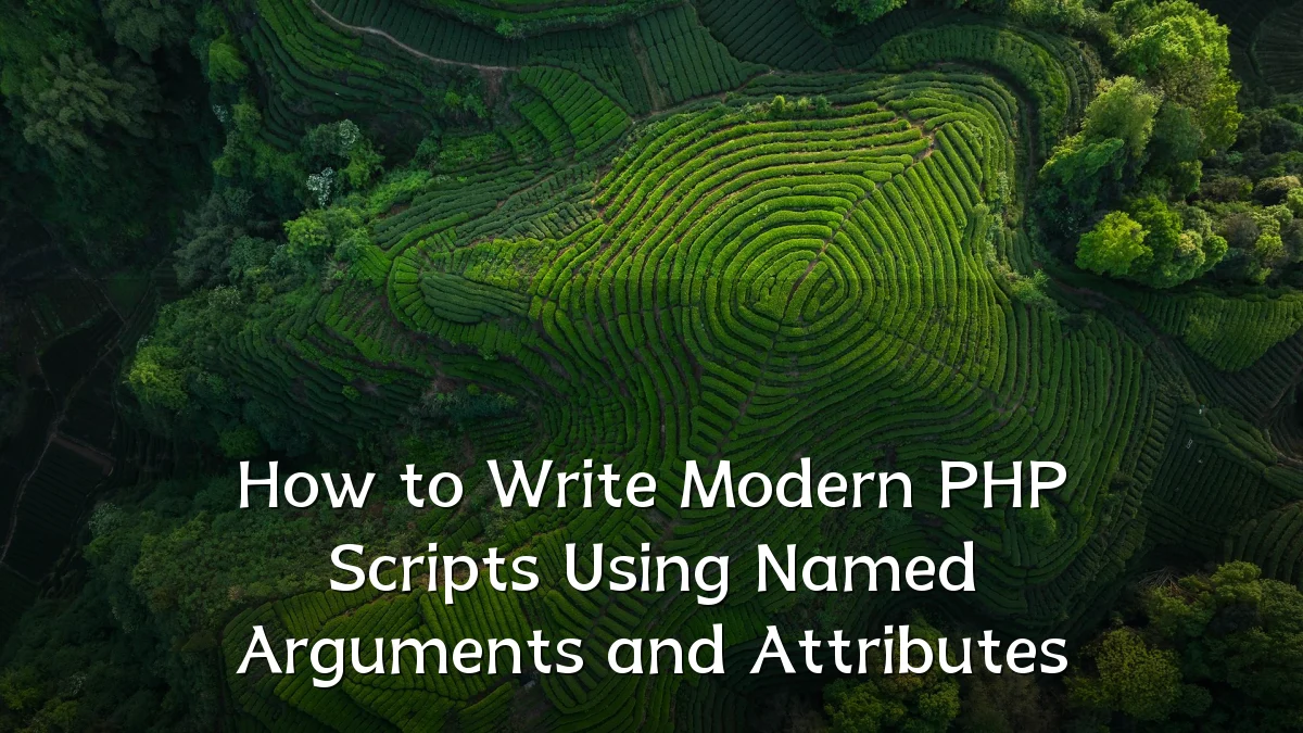 How to Write Modern PHP Scripts Using Named Arguments and Attributes