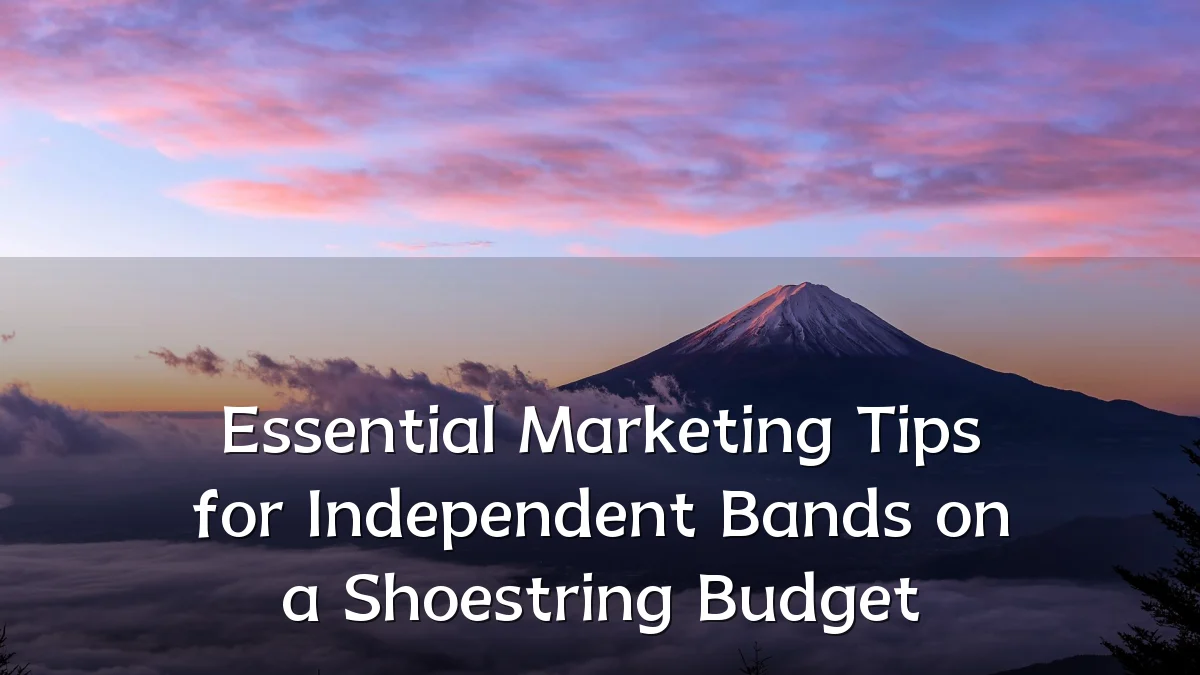 Essential Marketing Tips for Independent Bands on a Shoestring Budget