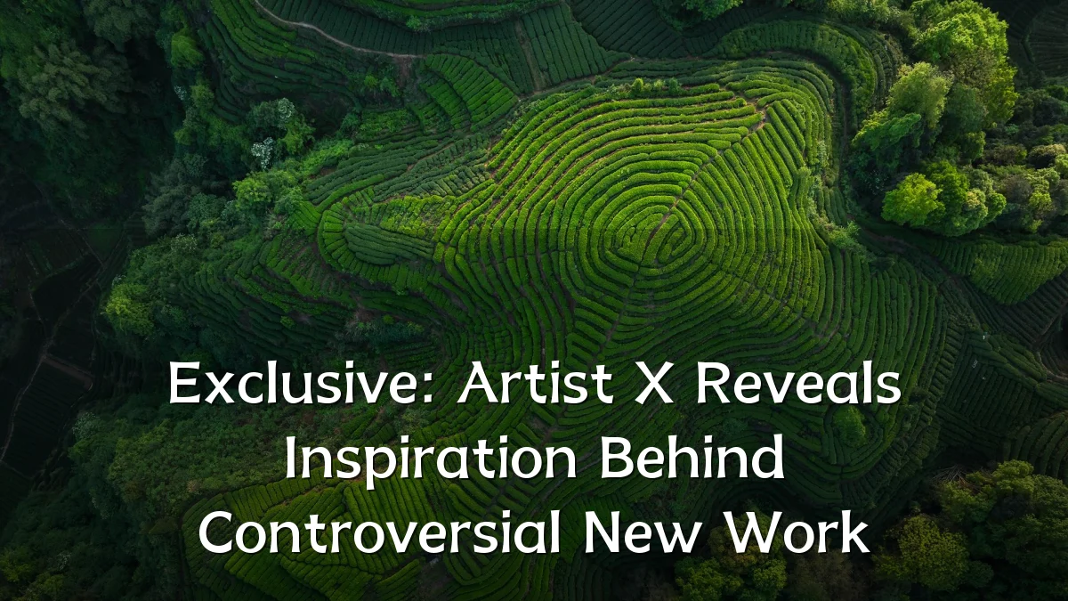 Exclusive: Artist X Reveals Inspiration Behind Controversial New Work
