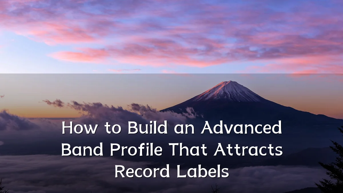 How to Build an Advanced Band Profile That Attracts Record Labels