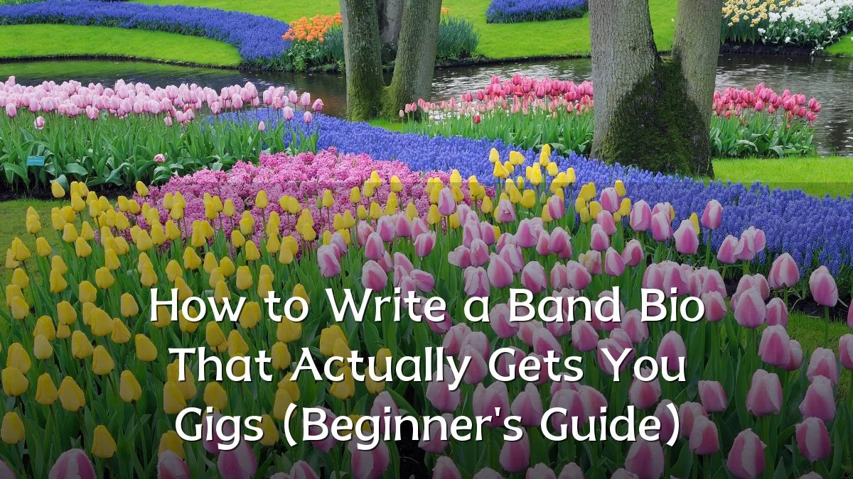 How to Write a Band Bio That Actually Gets You Gigs (Beginner's Guide)