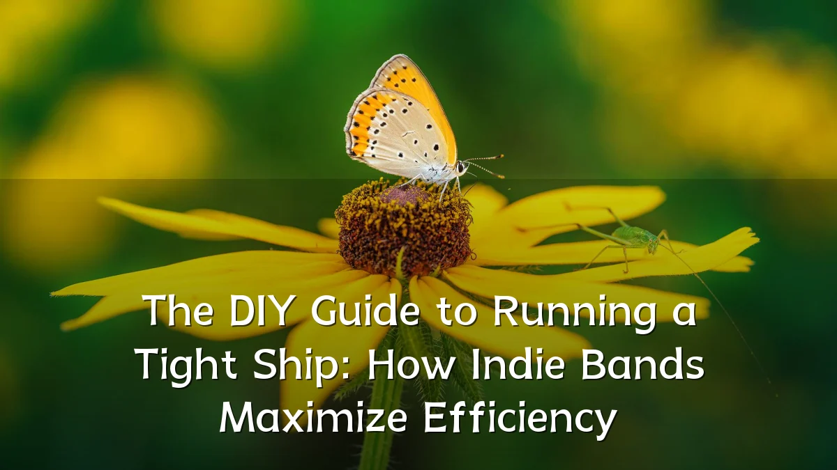 The DIY Guide to Running a Tight Ship: How Indie Bands Maximize Efficiency