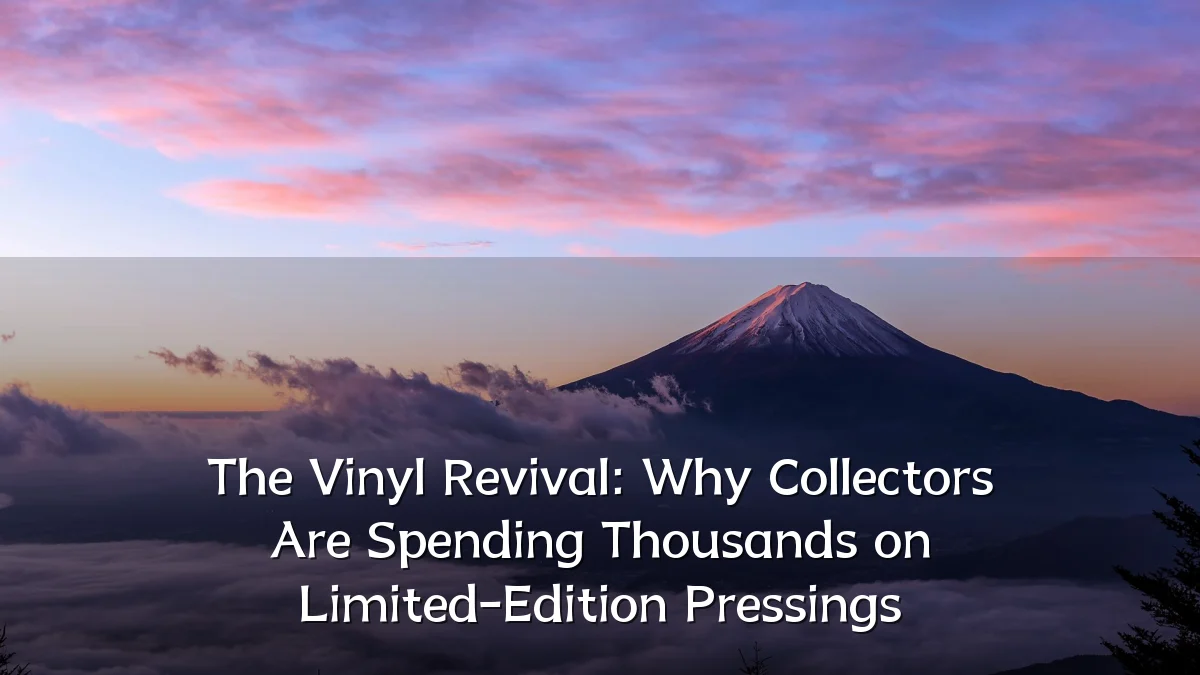 The Vinyl Revival: Why Collectors Are Spending Thousands on Limited-Edition Pressings