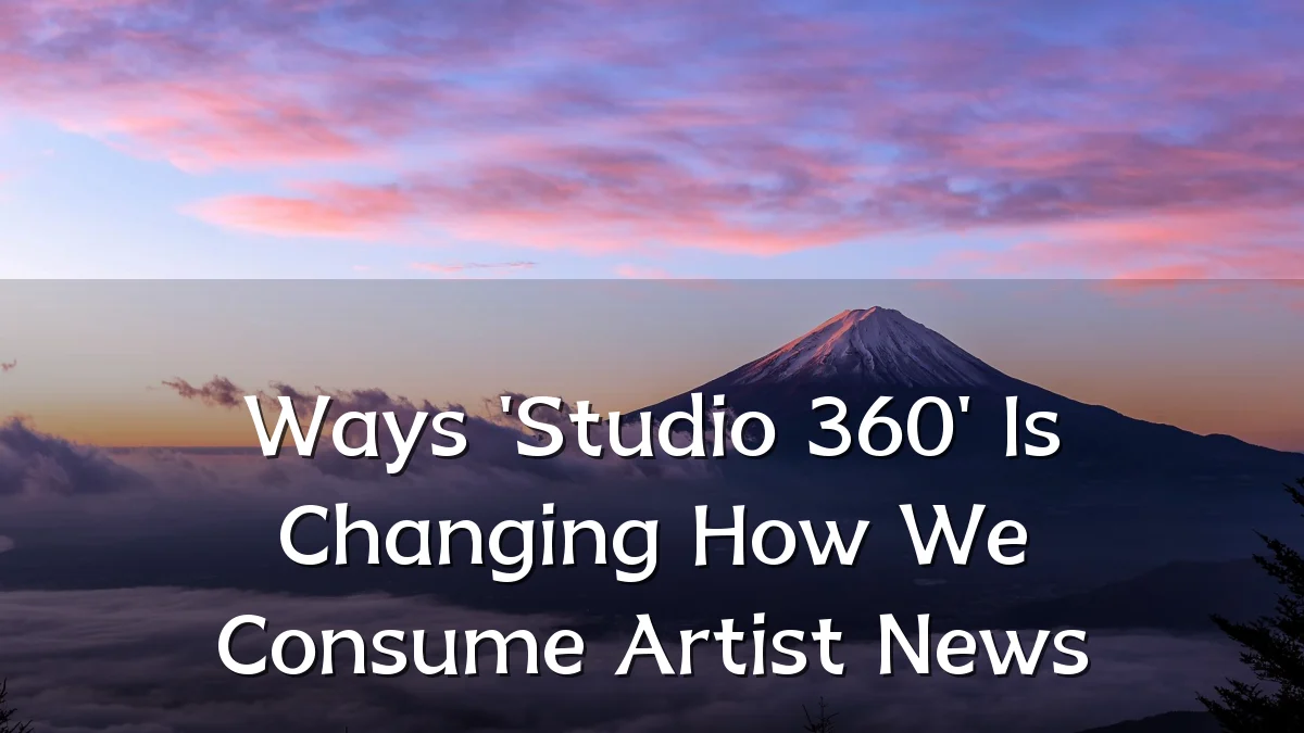 Ways 'Studio 360' Is Changing How We Consume Artist News