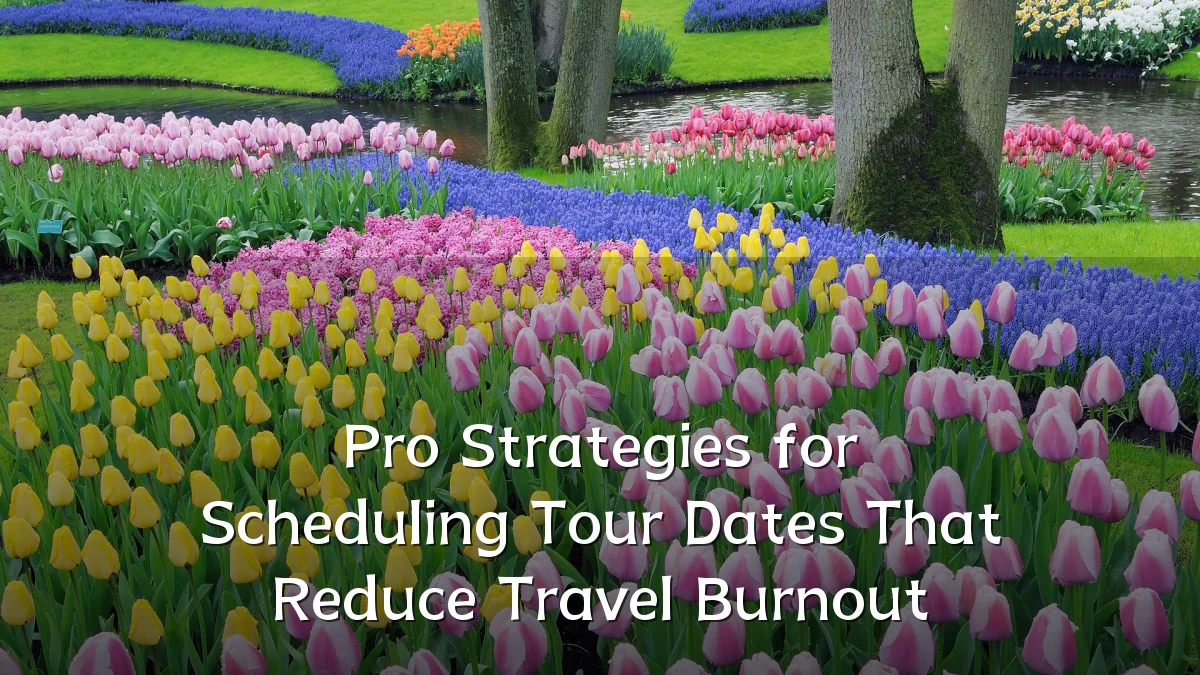 Pro Strategies for Scheduling Tour Dates That Reduce Travel Burnout