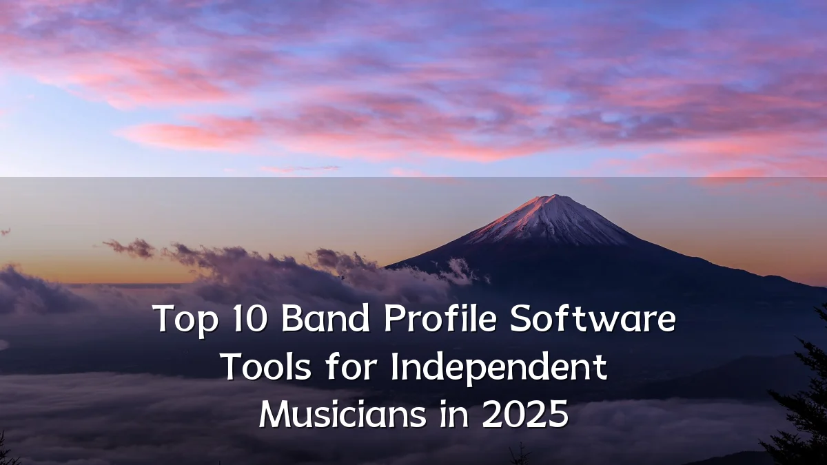 Top 10 Band Profile Software Tools for Independent Musicians in 2025
